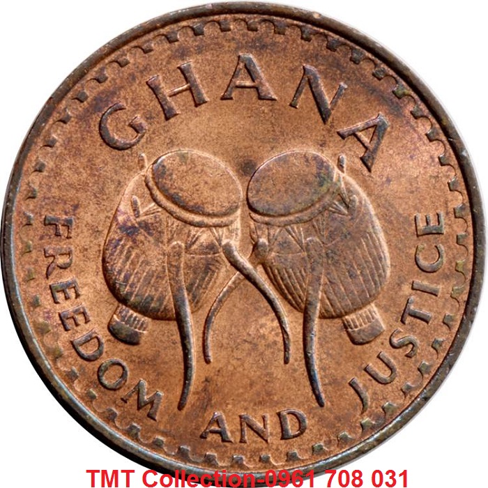 Xu Ghana 1 Pesewa 1967-1979