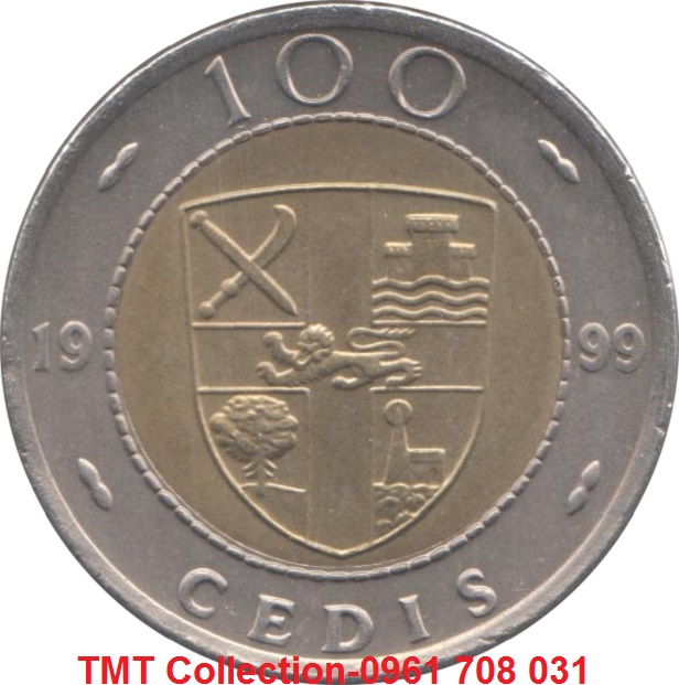 Xu Ghana 100 Cedis 1991-1999
