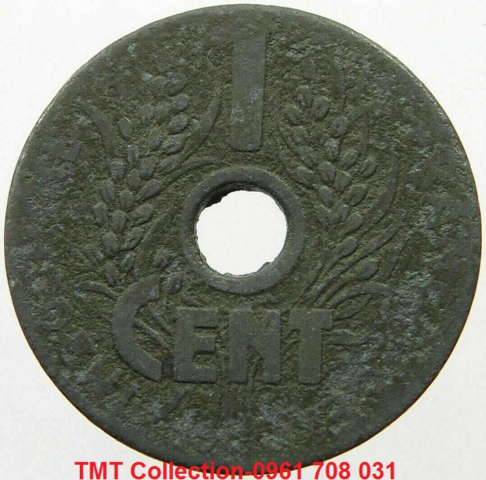 Xu Indochina-Đông Dương 1 Cent 1940