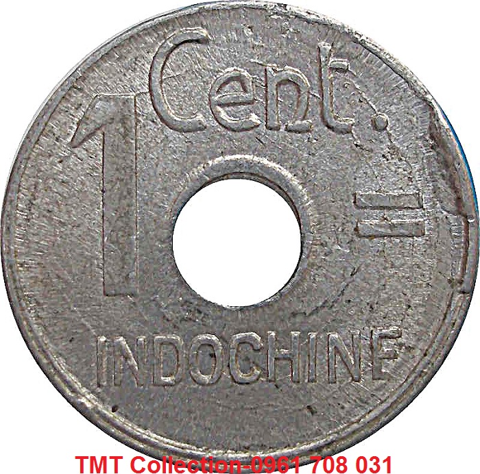 Xu Indochina-Đông Dương 1 Cent 1943