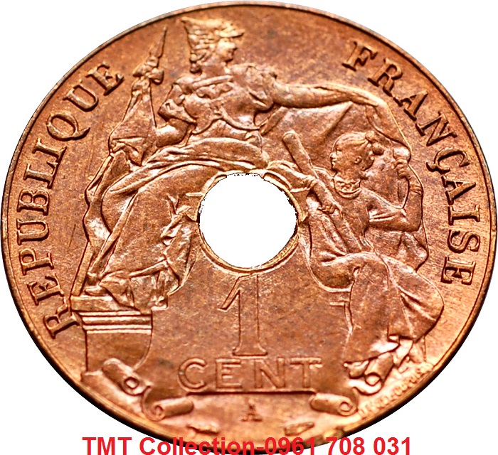 Xu Indochina-Đông Dương 1 Centime 1908-1939