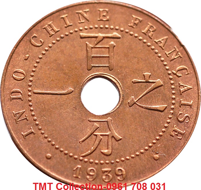 Xu Indochina-Đông Dương 1 Centime 1908-1939