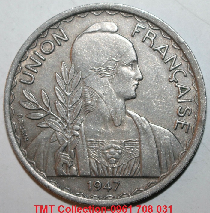 Xu Indochina-Đông Dương 1 Piastre 1947