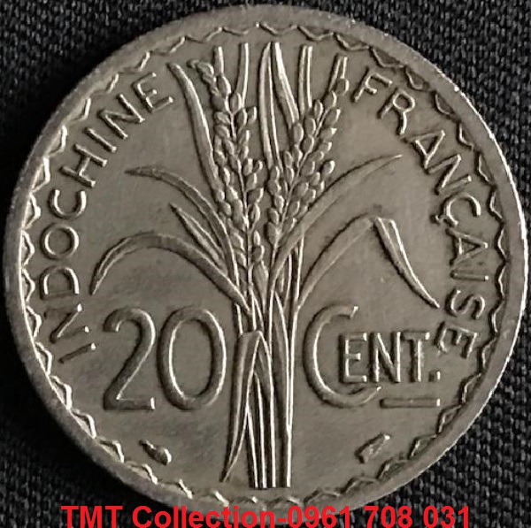Xu Indochina-Đông Dương 20 Cent 1939