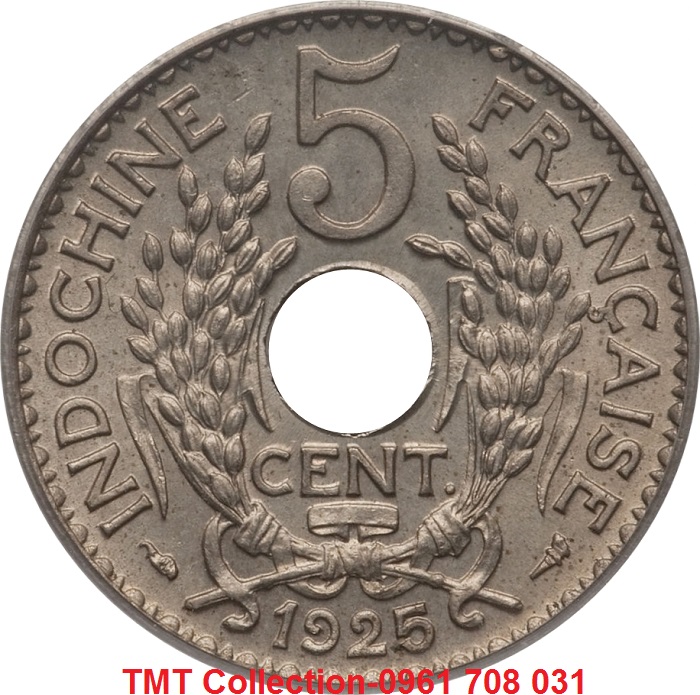Xu Indochina-Đông Dương 5 Piastre 1923-1938