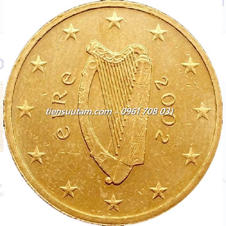 Mặt Sau Xu Ireland 10 Cent Euro 2002 - 2023