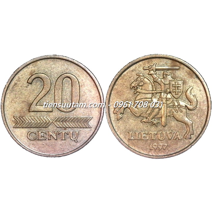 Xu Litva 20 cent 1997-2014