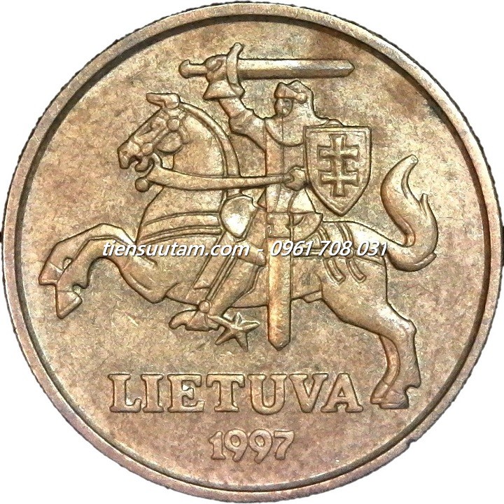 Mặt Sau Xu Litva 20 cent 1997-2014
