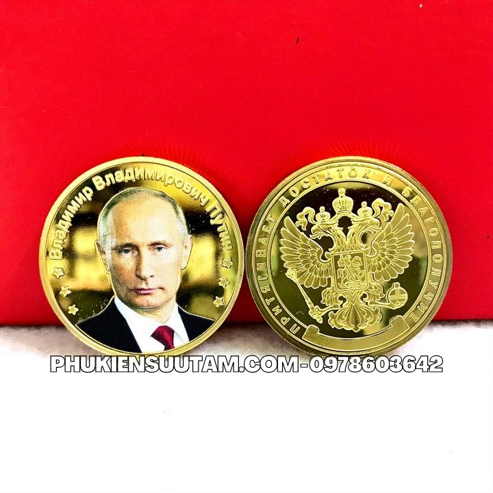 Xu Lưu Niệm Tổng Thống Putin Mạ Vàng In Màu - Phukiensuutam.com