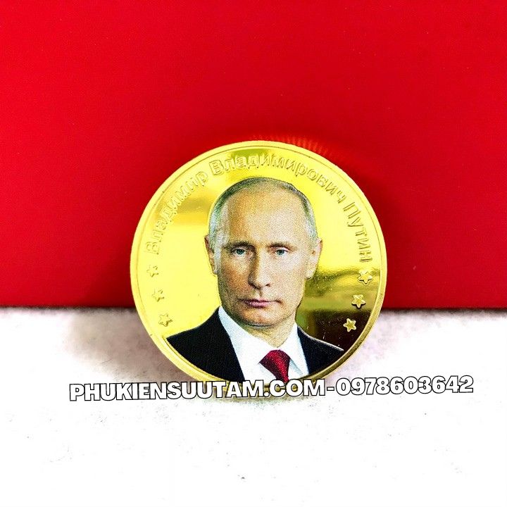 Xu Lưu Niệm Tổng Thống Putin Mạ Vàng In Màu - Phukiensuutam.com