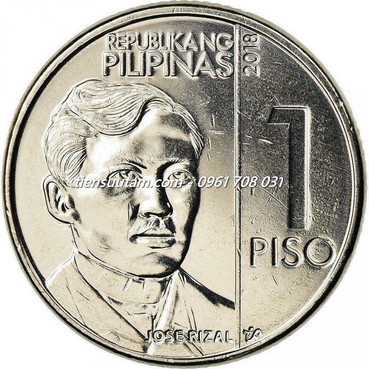 Mặt Trước Xu Philippines 1 Piso 2017-2019