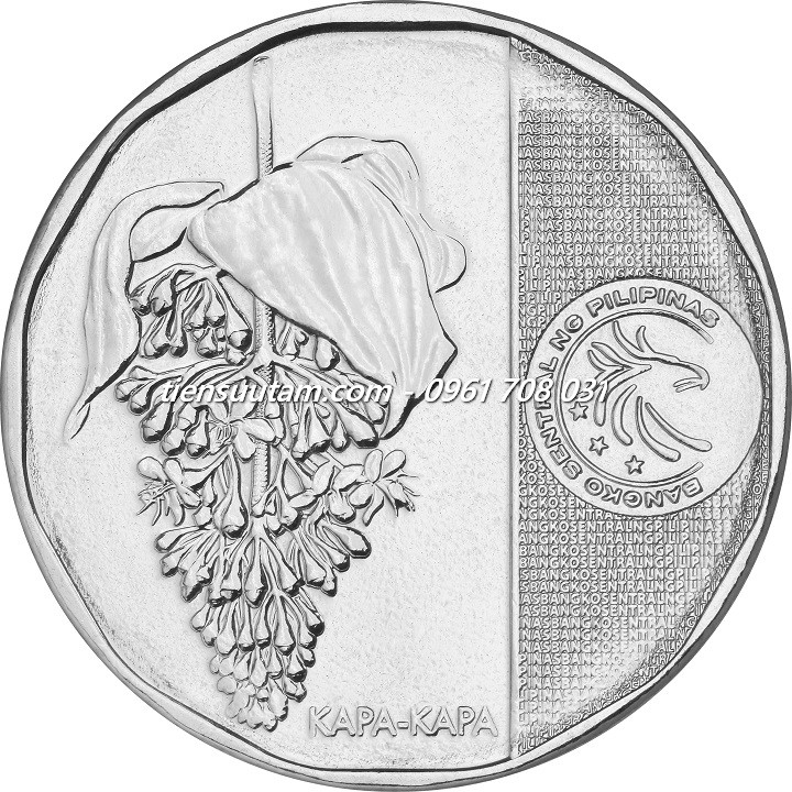 Mặt Sau Xu Philippines 10 Piso 2017-2020