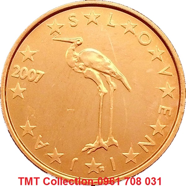 Xu Slovenia 1 Cent 2007-2019