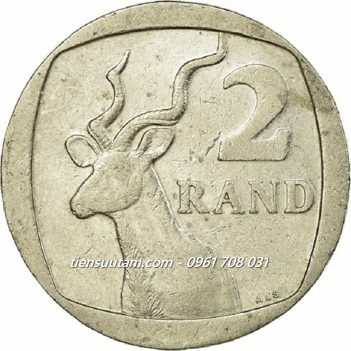Xu South Africa - Nam Phi 2 Rand 1989-1995