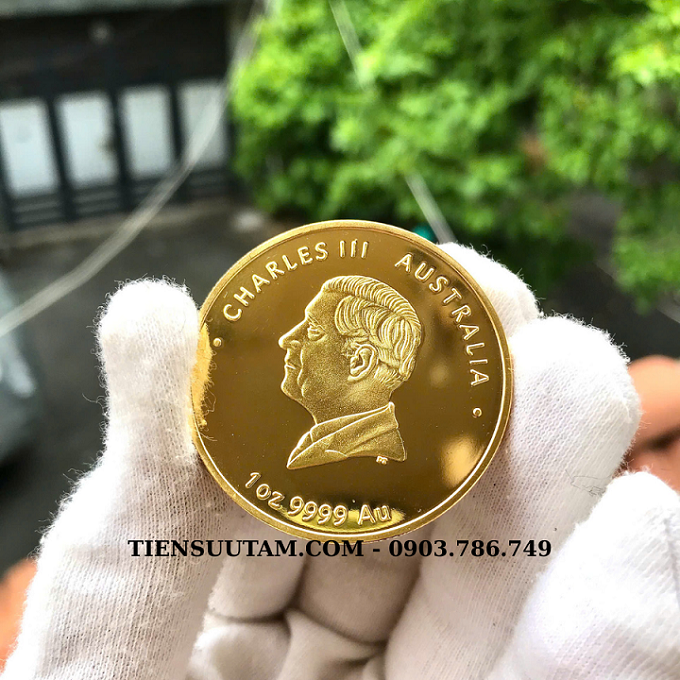 Xu Úc Hình Con Ngựa Mạ Vàng 2026 Tặng Túi Gấm Lộc
