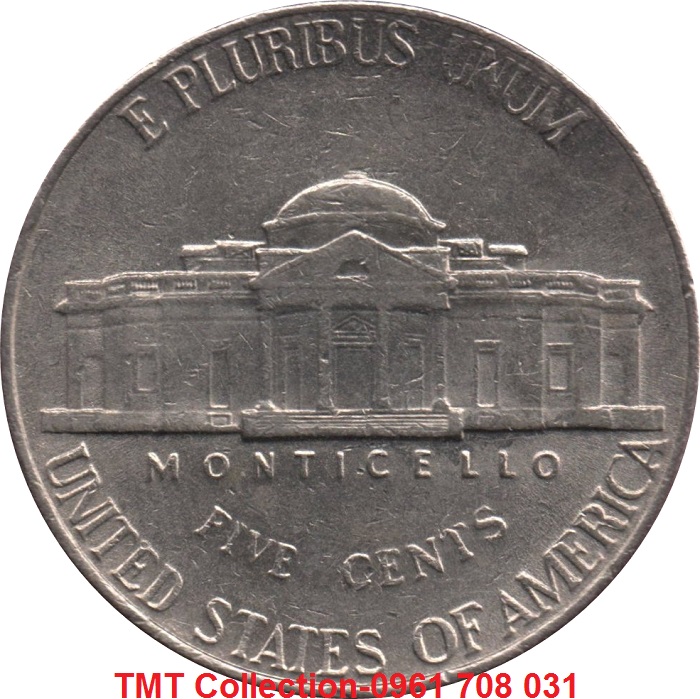 Xu USA-Mỹ 5 Cents 1938-2003