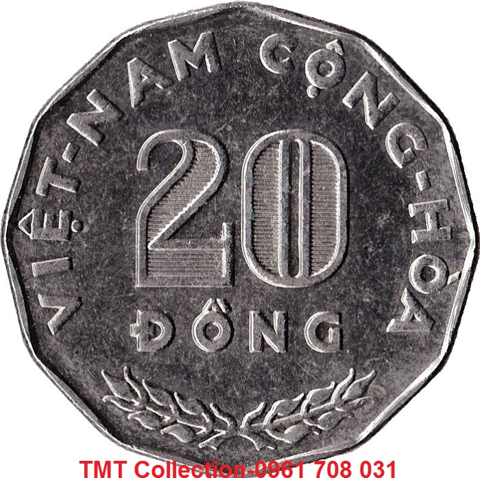 Xu Việt Nam Cộng Hòa 20 Đồng 1968
