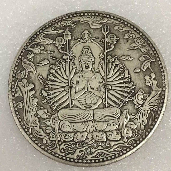 Xu Quán Thế Âm Bồ Tát Mạ Bạc - TMT Collection.com