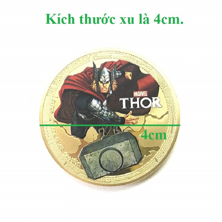 Xu Avengers Marvel Siêu Anh Hùng Thor Vàng - TMT Collection.com