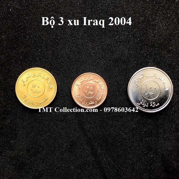 Bộ 3 xu Iraq 2004 - TMT Collection.com