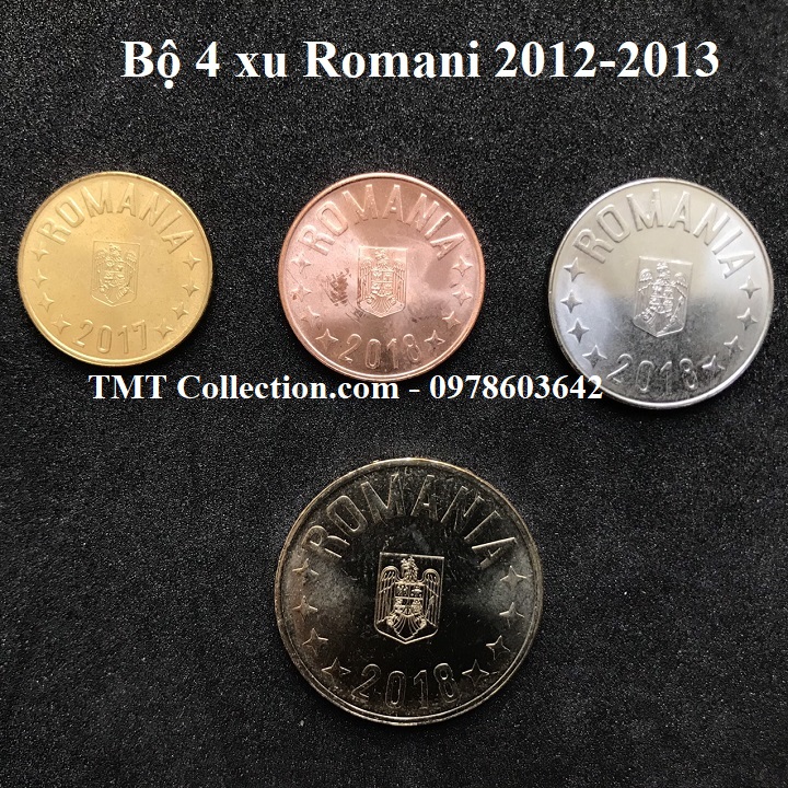 Bộ 4 xu Romani 2012-2013​​​​​​​ - TMT Collection.com