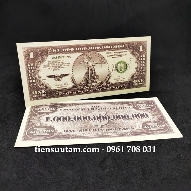 Tiền play money 1 triệu tỷ usd Mỹ mệnh khủng