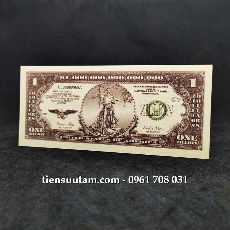 Tiền play money 1 triệu tỷ usd Mỹ mệnh khủng