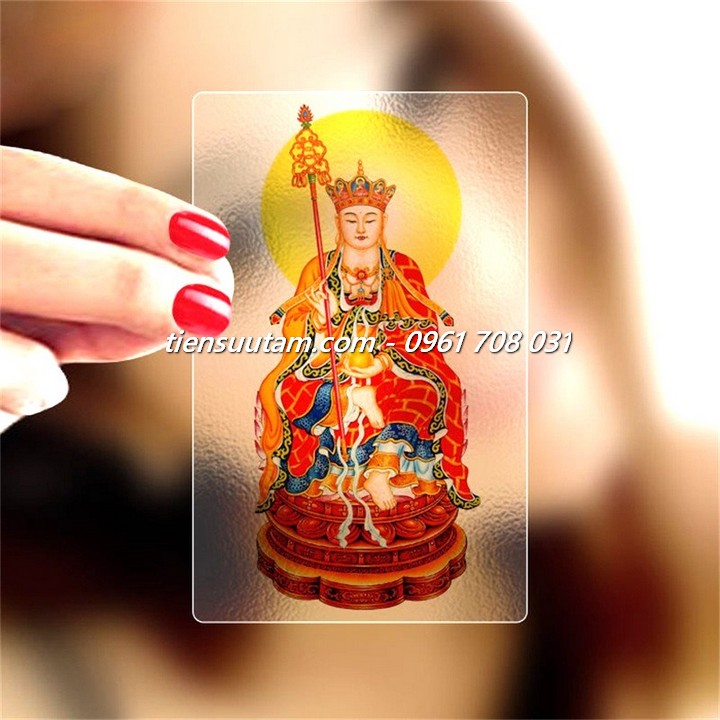 Thẻ Nhựa Hình Bồ Tát Địa Tạng