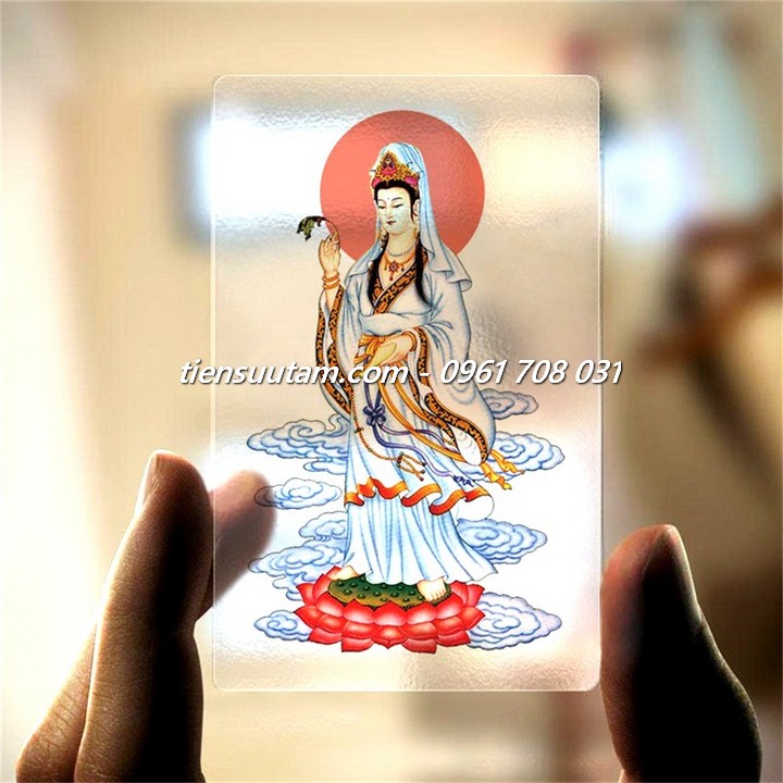 Thẻ Nhựa Hình Bồ Tát Quan Thế Âm