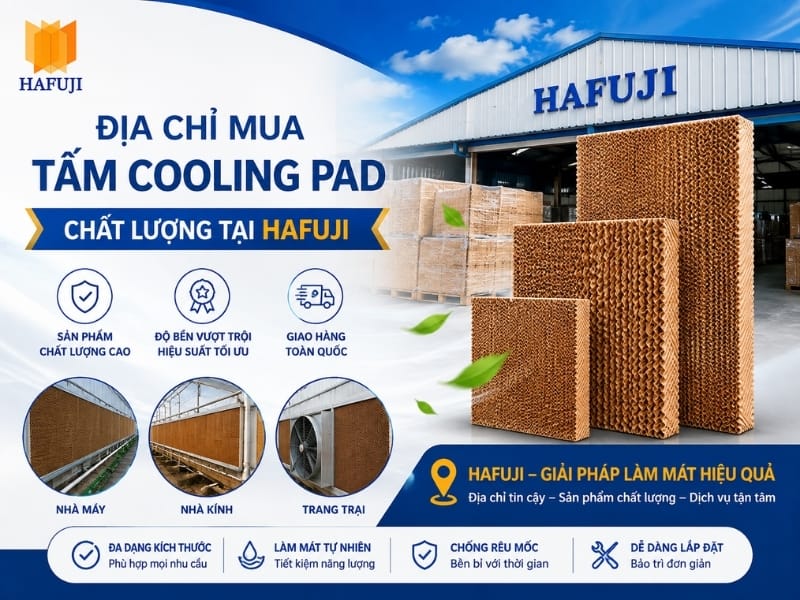 Địa chỉ mua tấm Cooling Pad chất lượng tại Hafuji