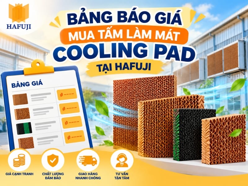 Bảng báo giá mua tấm làm mát Cooling Pad tại Hafuji