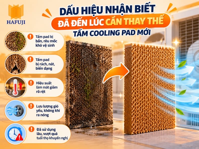 Dấu hiệu nhận biết đã đến lúc cần thay thế tấm Cooling Pad mới