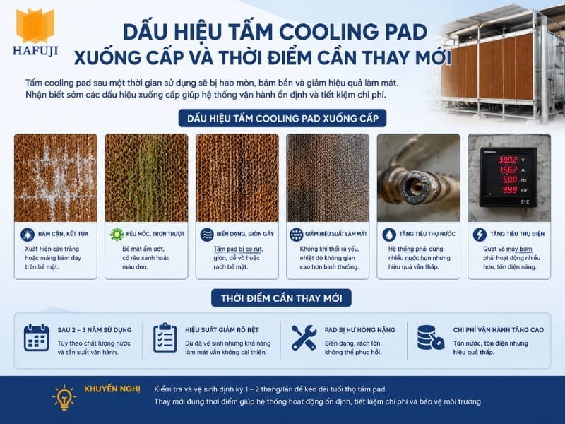 Dấu hiệu tấm cooling pad xuống cấp và thời điểm cần thay mới