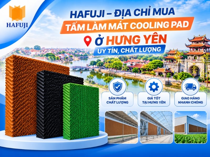 Hafuji – Địa chỉ mua tấm làm mát Cooling Pad ở Hưng Yên uy tín, chất lượng