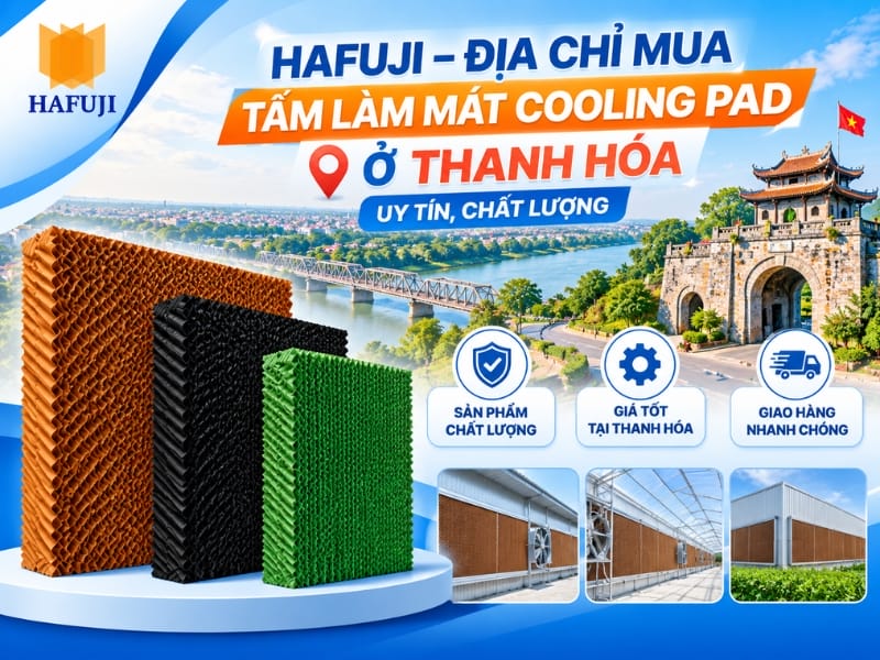 Hafuji – Địa chỉ mua tấm làm mát Cooling Pad ở Thanh Hóa uy tín, chất lượng