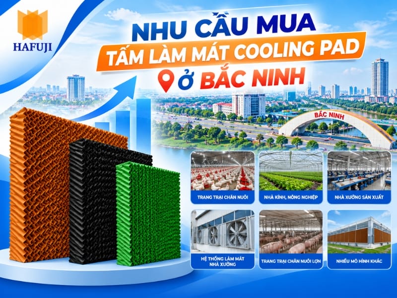Nhu cầu mua tấm làm mát Cooling Pad ở Bắc Ninh