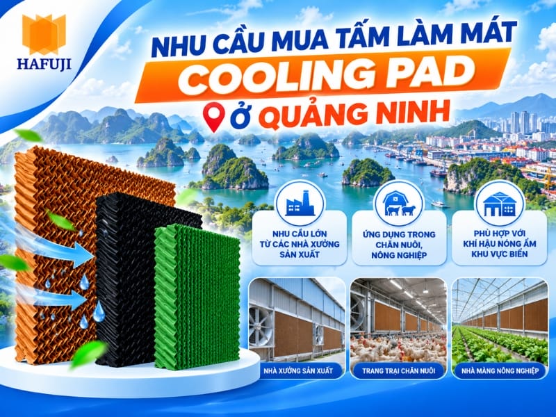 Nhu cầu mua tấm làm mát Cooling Pad ở Quảng Ninh