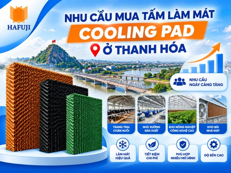 Nhu cầu mua tấm làm mát Cooling Pad ở Thanh Hóa