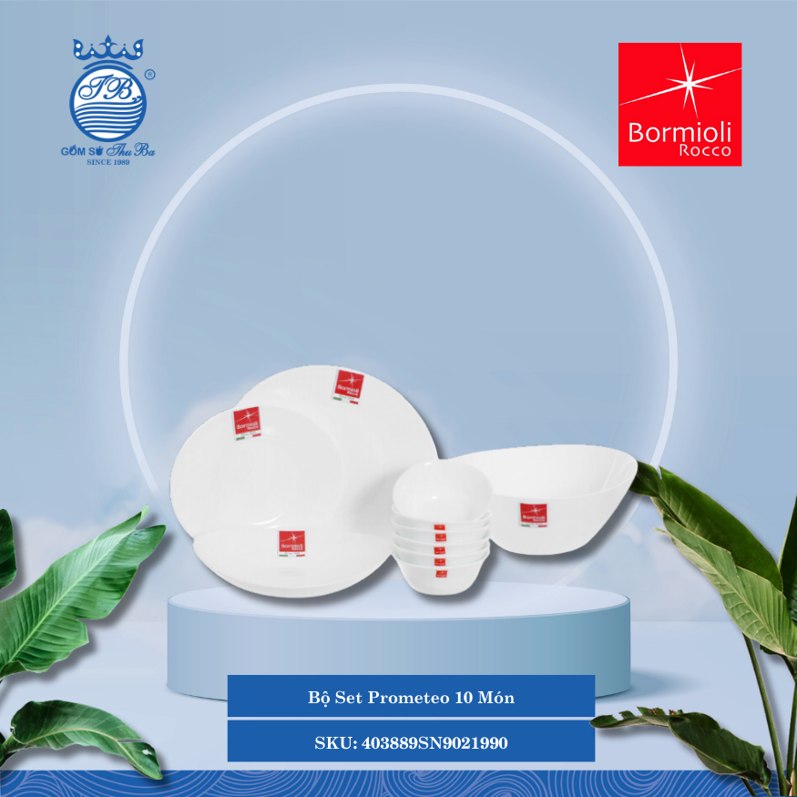 Bộ 10 món Prometeo Bormioli Rocco Thủy Tinh 403889SN9021990