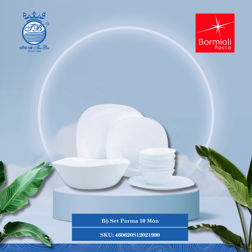Bộ 10 món Parma Bormioli Rocco Thủy Tinh 460620S12021990