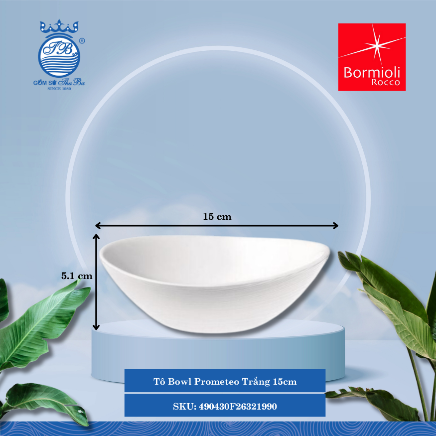 Tô Prometeo Bormioli Rocco Thủy Tinh