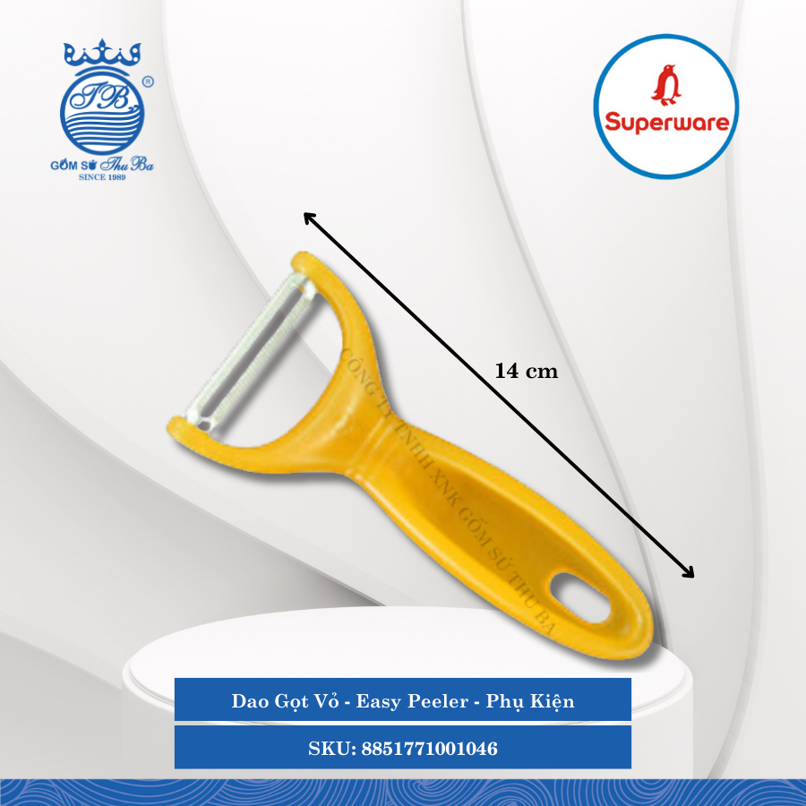 Dao Gọt Vỏ Easy Peeler Dài: 14cm Superware Inox 8851771001046