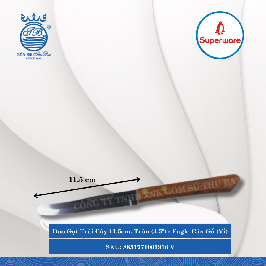 Dao Gọt Trái Cây 11.5Cm (4.5