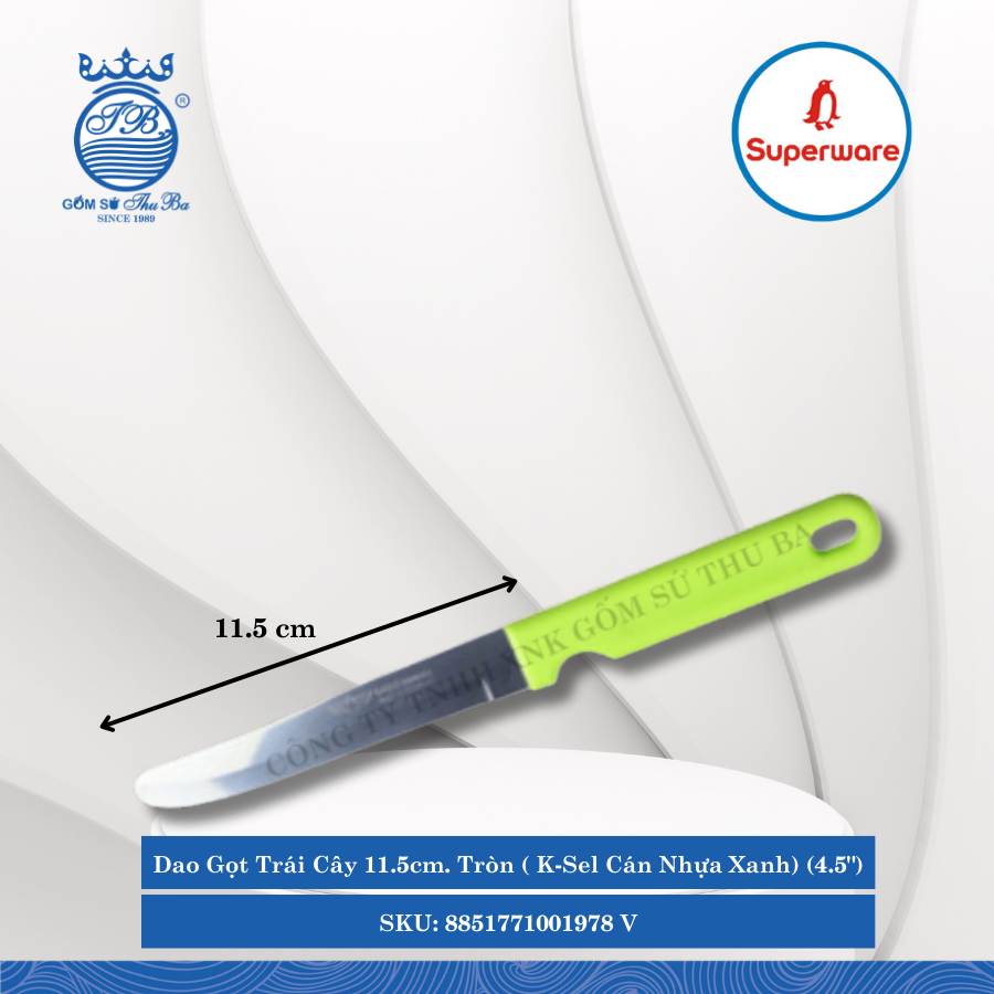 Dao Gọt Trái Cây 11.5Cm (4.5
