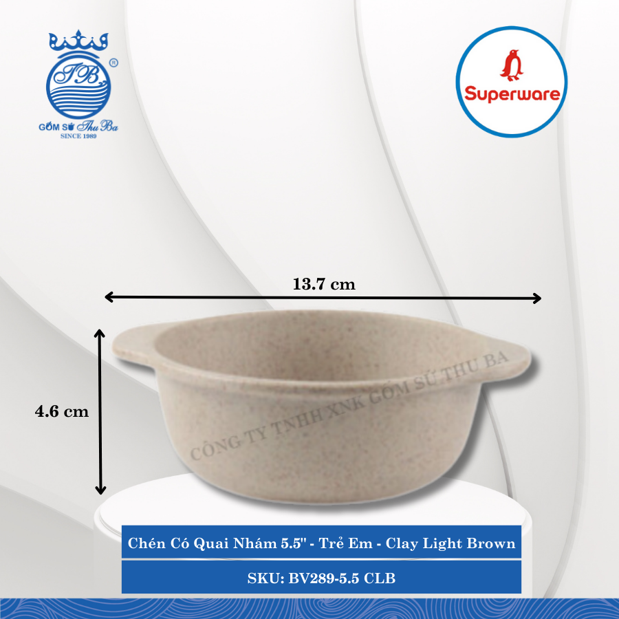 Chén Có Quai Nhám 5.5