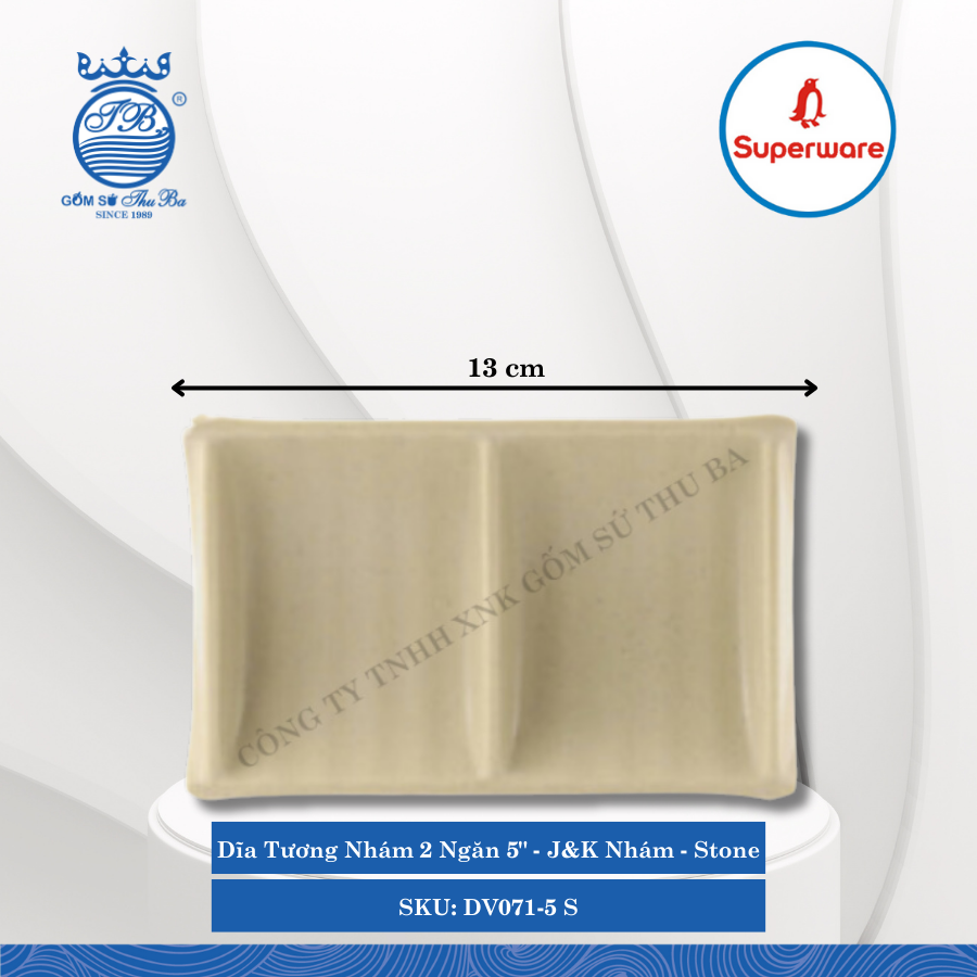 Dĩa Tương Nhám J&K Nhám Stone (Nhiều Loại) Superware Nhựa