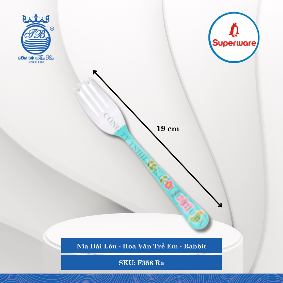 Nĩa Dài Rabbit (Nhiều Loại) Superware Nhựa