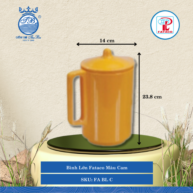 Bình Nước Lớn Fataco (Nhiều Màu) Nhựa