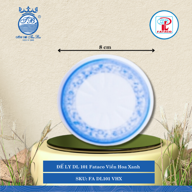 Đế Ly 101 Fataco (Nhiều Hình) Nhựa