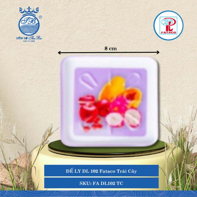 Đế Ly 102 Fataco (Nhiều Hình) Nhựa